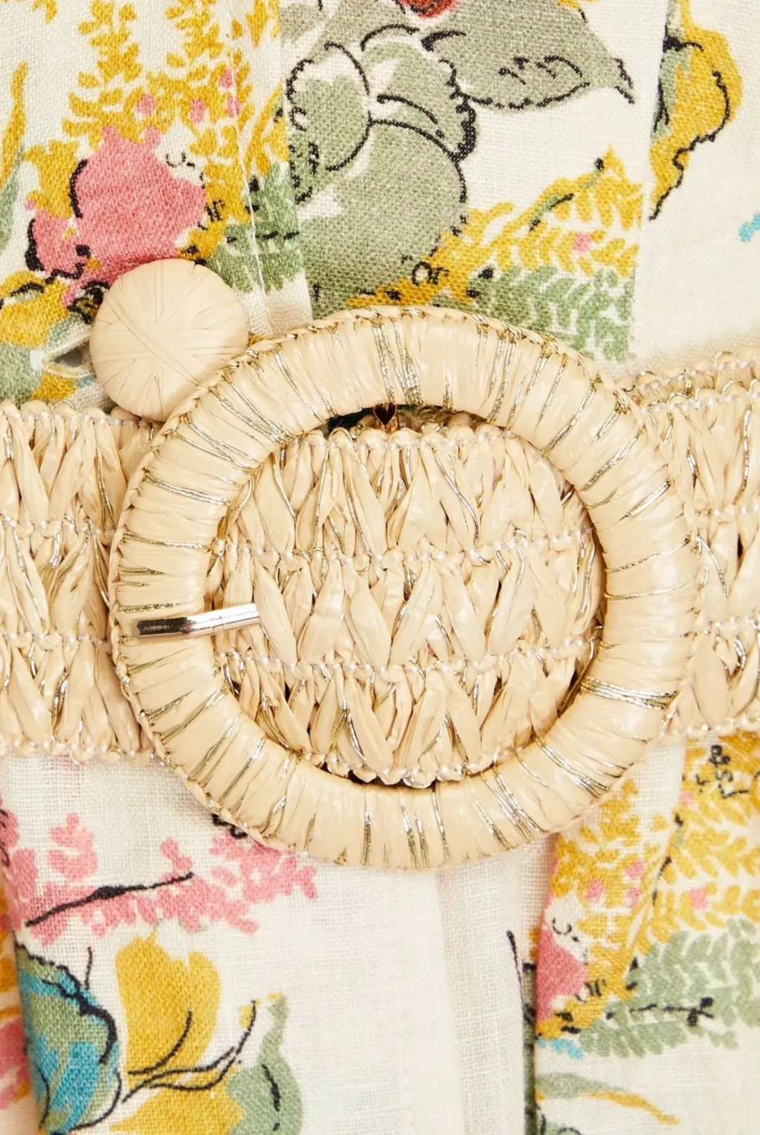 Zimmermann Clover Linen Halterneck Midi Dress Floral Size 3 / AU 14 for rent on The Volte - main image