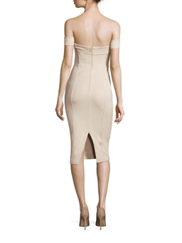 MISHA Jackie Dress Nude Buff Size 10/M  for rent on The Volte - image 3