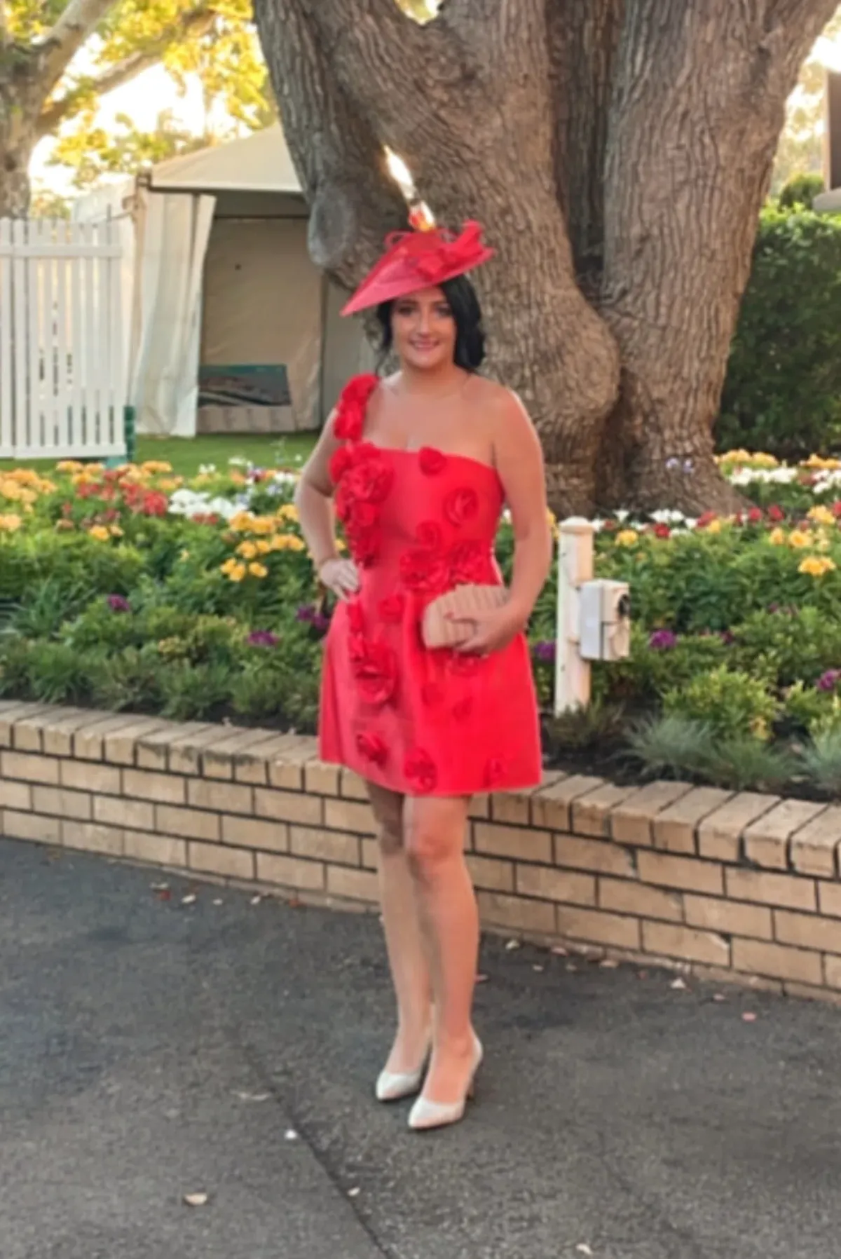 Eliya The Label - Amara Mini Dress - Red Size 14 for rent on The Volte - main image