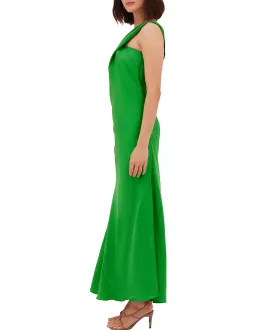 Bianca Spender Vice Silk Gown in Apple Green Size 1 / AU 8 for rent on The Volte - image 5
