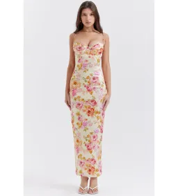 House of CB Josefina Maxi Dress Ivory Floral  Size M /Au 10 for rent on The Volte - image 2