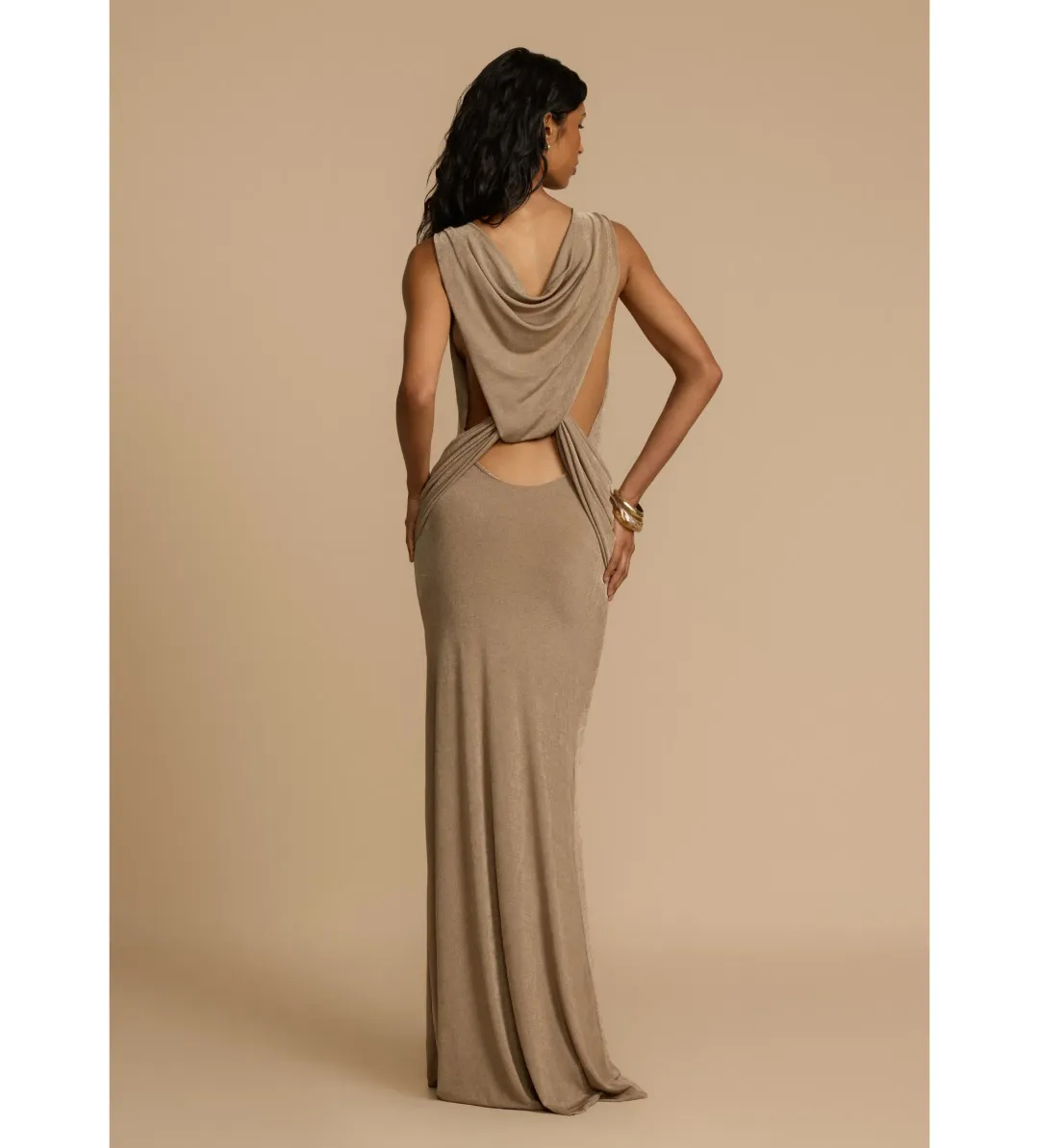 Arcina Ori Matisse Dress Grey Size  XS/Au 6  for rent on The Volte - main image