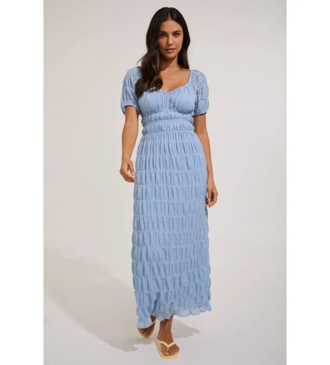 North Beach Maude Maxi Dress in Blue Size 12  for rent on The Volte - main image
