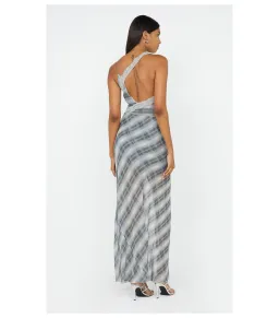 Bec & Bridge Seanna Asymmetrical Maxi Dress in Storm Check Size AU 6 for rent on The Volte - image 4