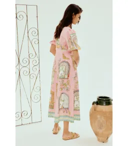 Alemais Monte Midi Dress Print Size AU 16 for rent on The Volte - image 3