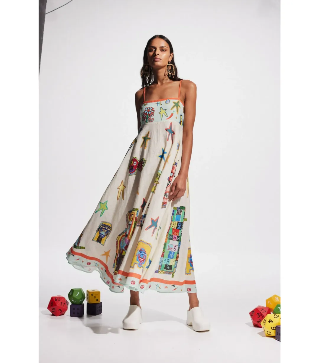 Alemais Players Sundress Print Size AU 14 for rent on The Volte - main image