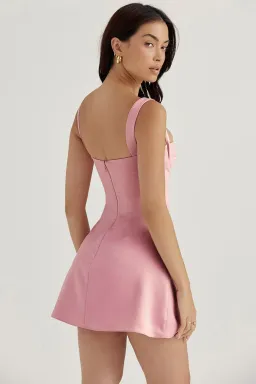 House of CB Kara Mini Dress Pink Quartz Size M / AUS 10 for rent on The Volte - image 3