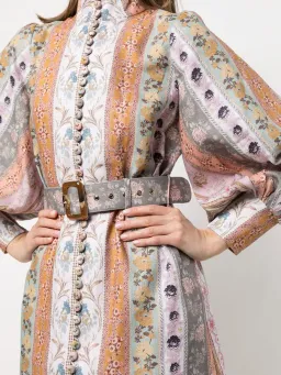 Zimmermann Luminous Mixed Ribbon Mini Dress Floral Size 0P/ AU 6 / US 2 for rent on The Volte - image 4