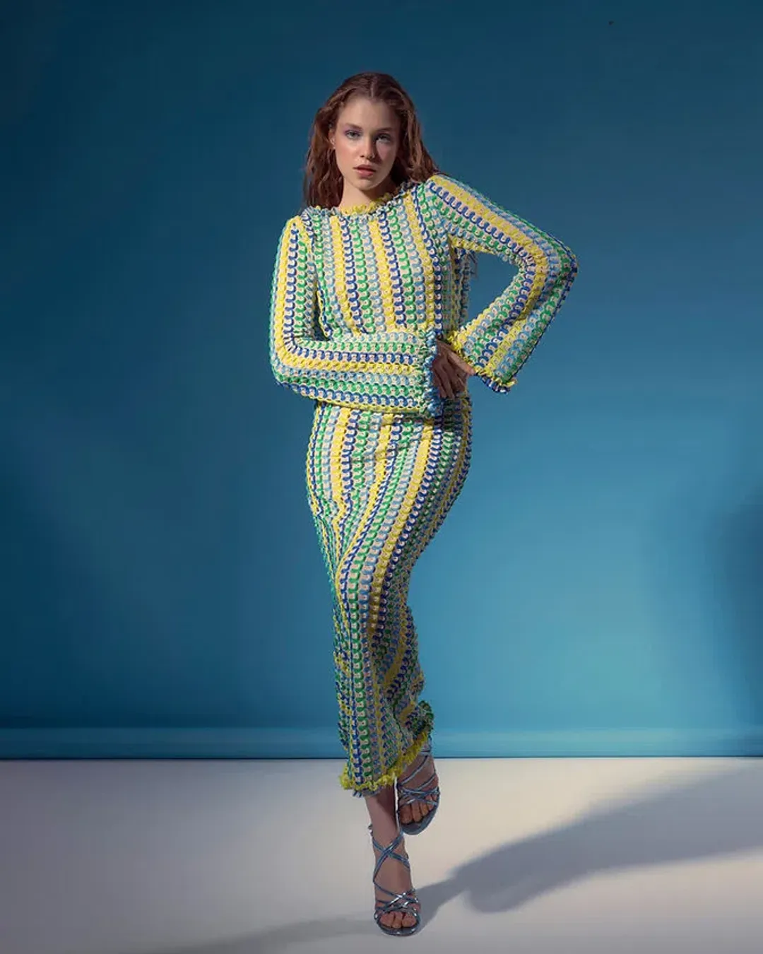 Lamperos Atelier Perseus Maxi Dress Multi One Size for rent on The Volte - main image