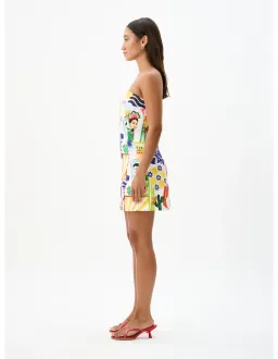 Roame Alba Mini Dress in Hola Tulum Size 10 for rent on The Volte - image 4