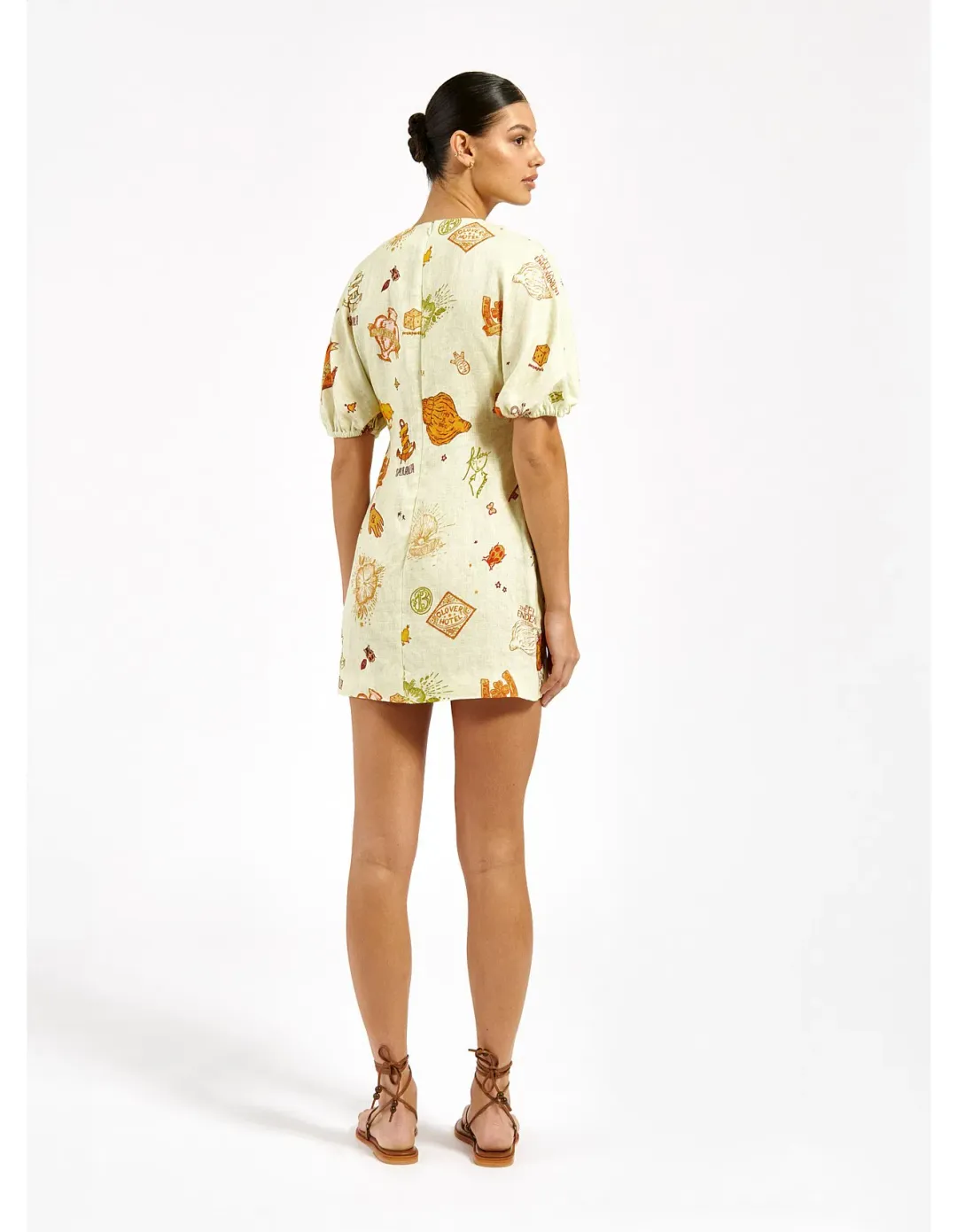 Roame Oasis Mini Dress Print Size 10 for rent on The Volte - main image