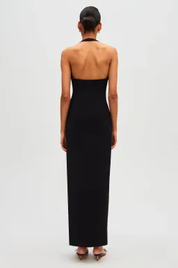 MISHA The Alusia Dress Black Size 12 for rent on The Volte - image 3