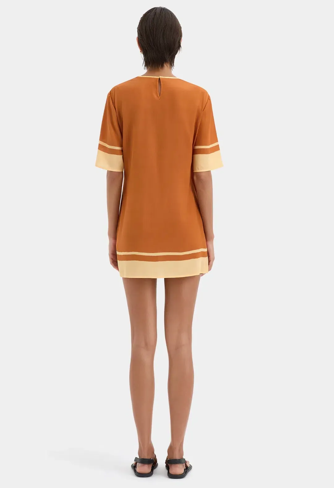 Sir the Label Soma Mini Dress Rust Size 10 for rent on The Volte - main image