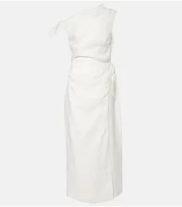 Sir The Label Tamara Linen Maxi Dress Ivory Size 1 / AU 8  for rent on The Volte - image 5