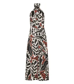 Morrison Malia Linen Halter Dress Print Size AU 12 for rent on The Volte - image 5
