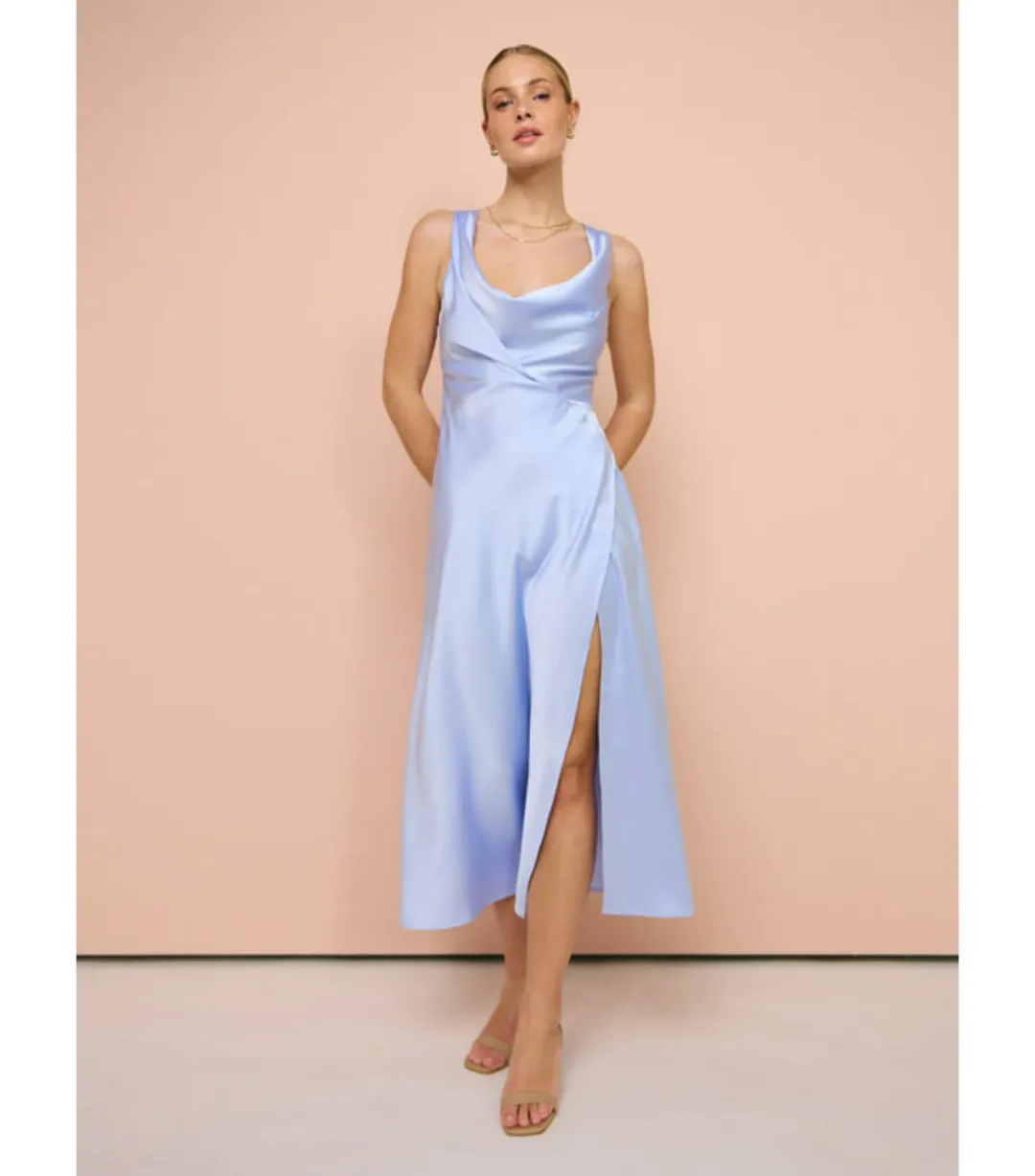 One Fell Swoop Carrie Dress in Periwinkle Size AU 12 for rent on The Volte - main image