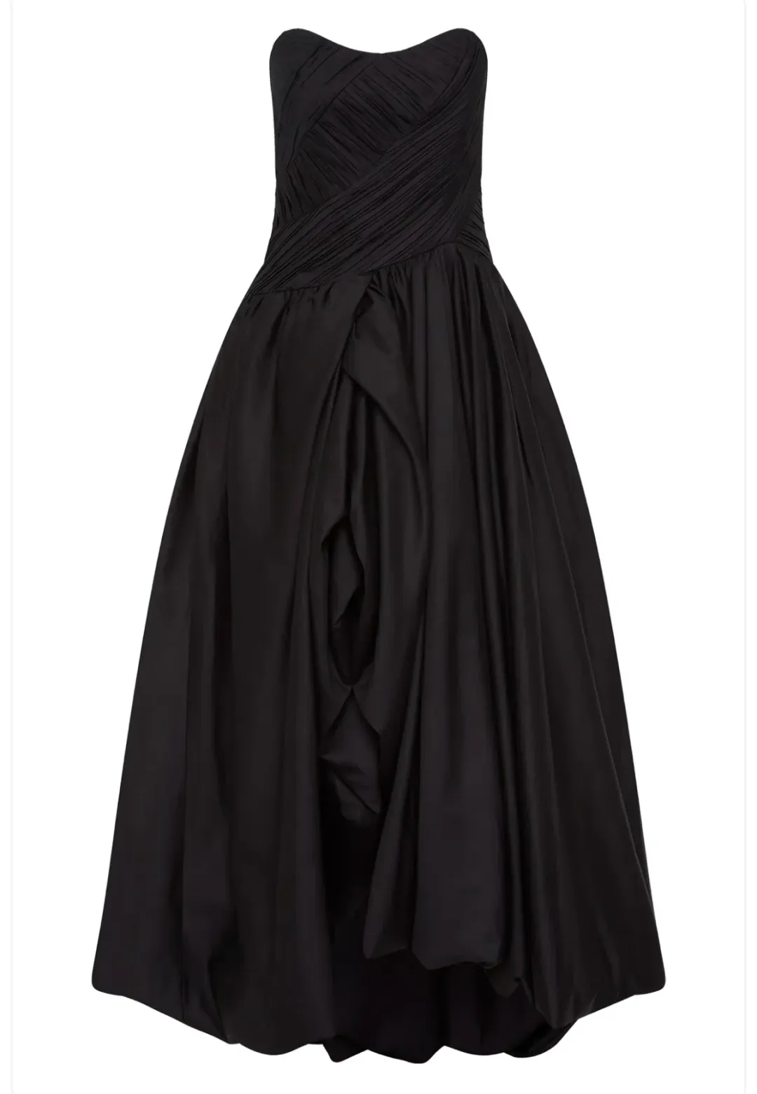 Aje Spatial Maxi Dress Black Size 4 for rent on The Volte - main image