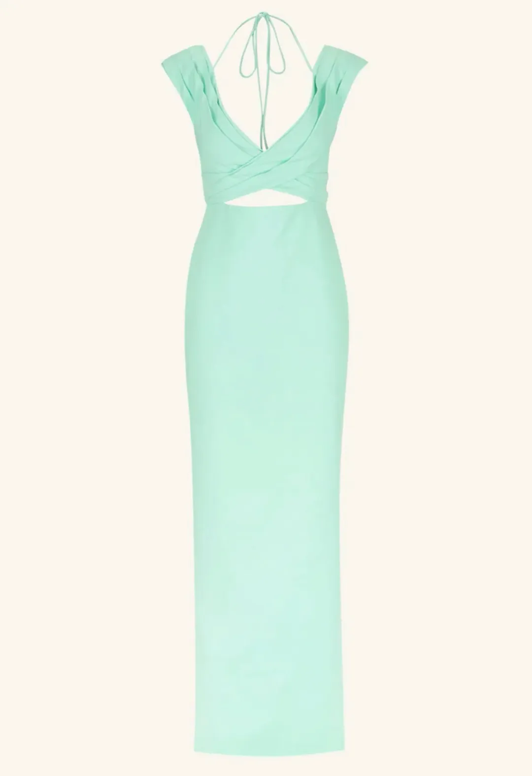 Shona Joy Lani Maxi Dress Aqua Size 8 for rent on The Volte - main image