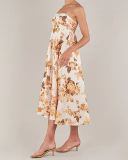 Amelius Saint Lucia Linen Maxi Dress size 6. for rent on The Volte - image 4