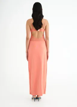 Benni Stefania Maxi Dress Grapefruit Size 6 for rent on The Volte - image 2