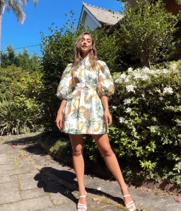 Sheike Pina Colada Mini Dress Print Size 6 for rent on The Volte - image 1