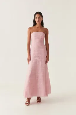 AJE Soundscape Dress in Pink Size 6 for rent on The Volte - image 1