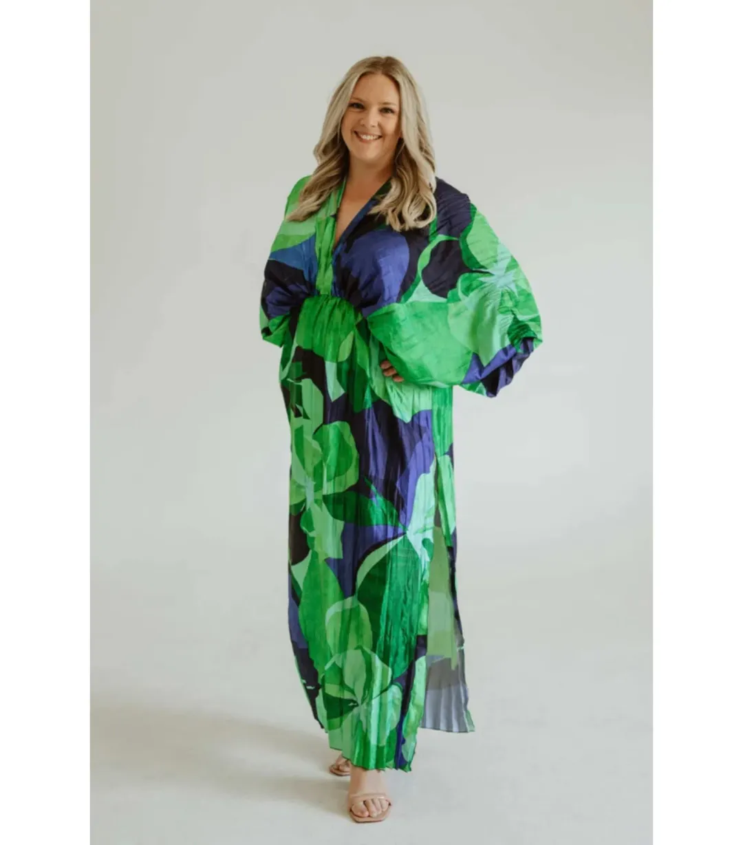 L’idée De Luxe Gown Capri Green Size AU 10 for rent on The Volte - main image