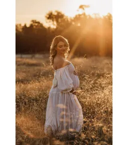 Bird & Kite Isabella Dress in Rose Milk Size XS / AU 8 for rent on The Volte - image 1