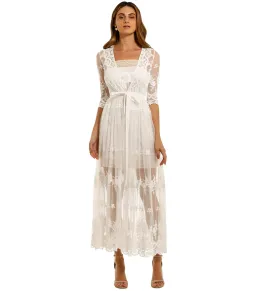 Spell Canyon Moon Mesh Duster White Size XL / AU 14 for rent on The Volte - image 1