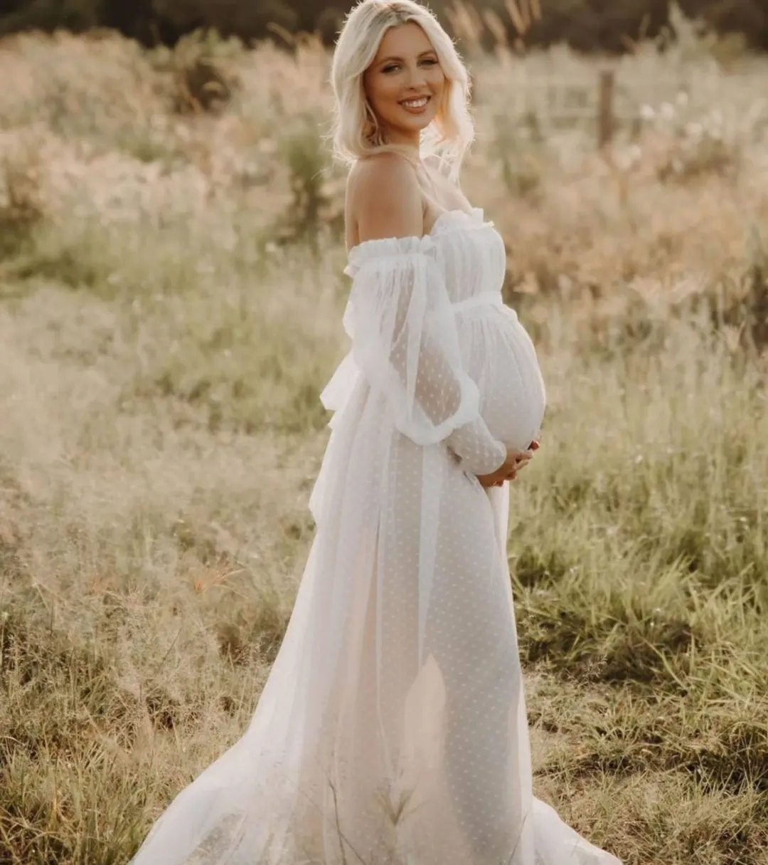 Isadora Tulle Dress White in Nude Lining Size S / AU 10 for rent on The Volte - main image