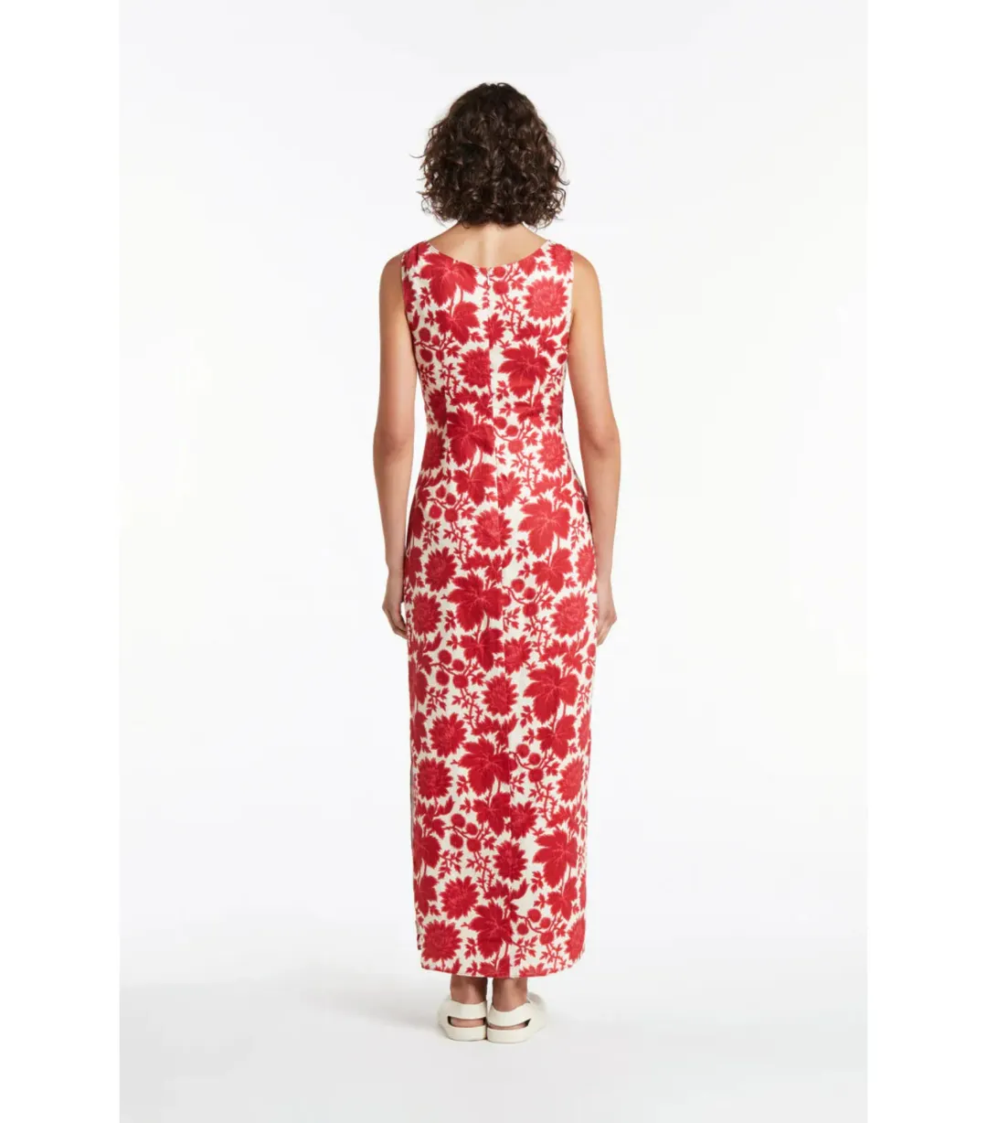 Sir The Label Cinta Cut Out Midi Dress Print Size AU 8 for rent on The Volte - main image