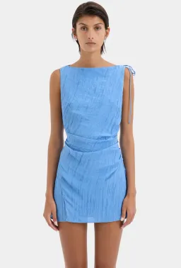 Sir the Label Ligera Mini Dress Cornflower Blue Size 1 / AU 8  for rent on The Volte - image 2