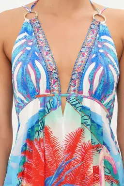 Camilla Flamenco Flamingo Tiered Dress with Hardware Size 14/L for rent on The Volte - image 2