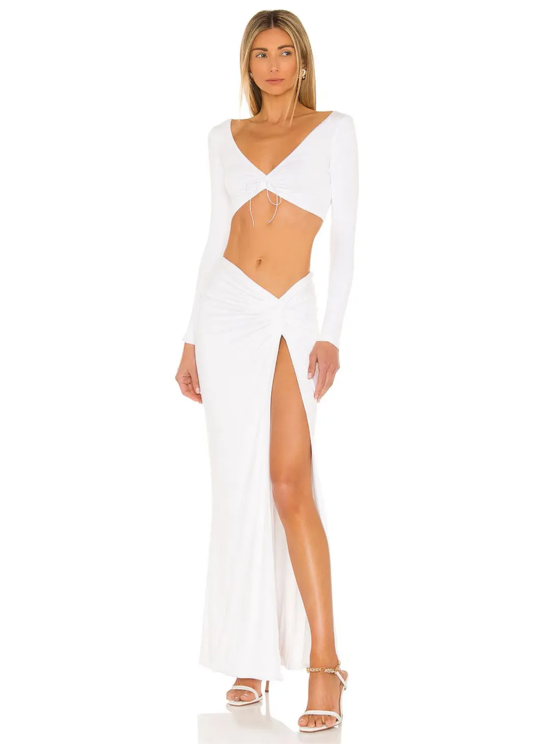 Natalie Rolt Clementine Set White Size 0 / AU 6 for rent on The Volte - main image