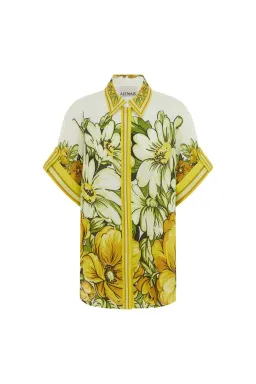 Alemais Gisela Linen Shirt Floral Size 14  for rent on The Volte - image 5