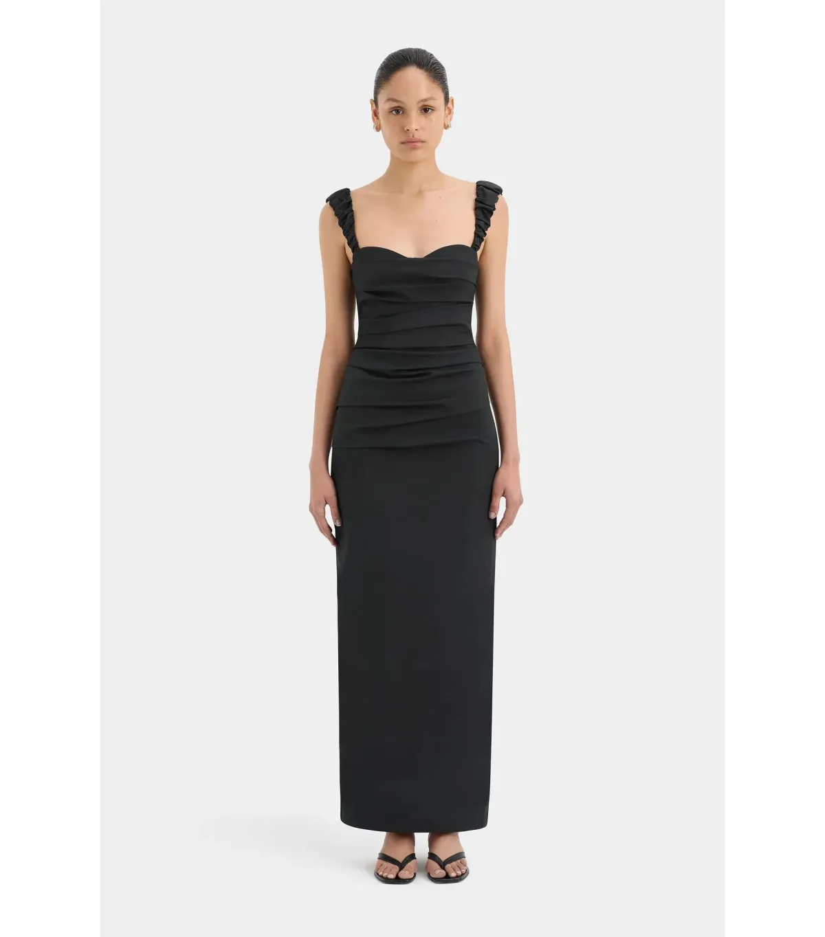 Sir the Label Azul Balconette Gown Black Size AU 8 for rent on The Volte - main image