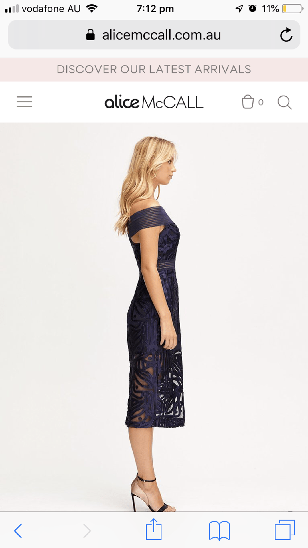 Alice McCall - LUNAR ECLIPSE MIDI DRESS for rent on The Volte - main image