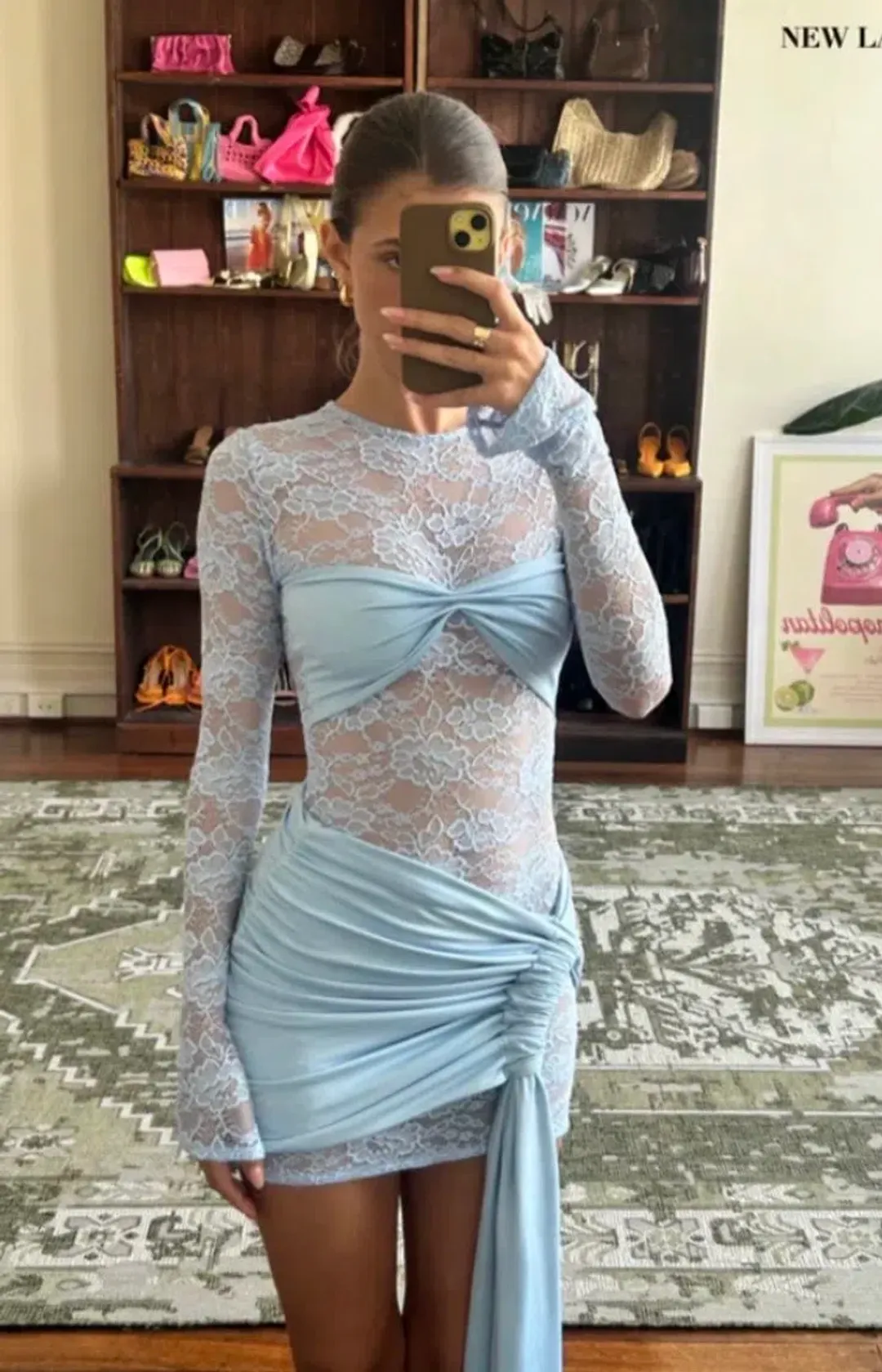 DECONDUARTE ORTIGIA BABY BLUE SIZE 8 for rent on The Volte - main image