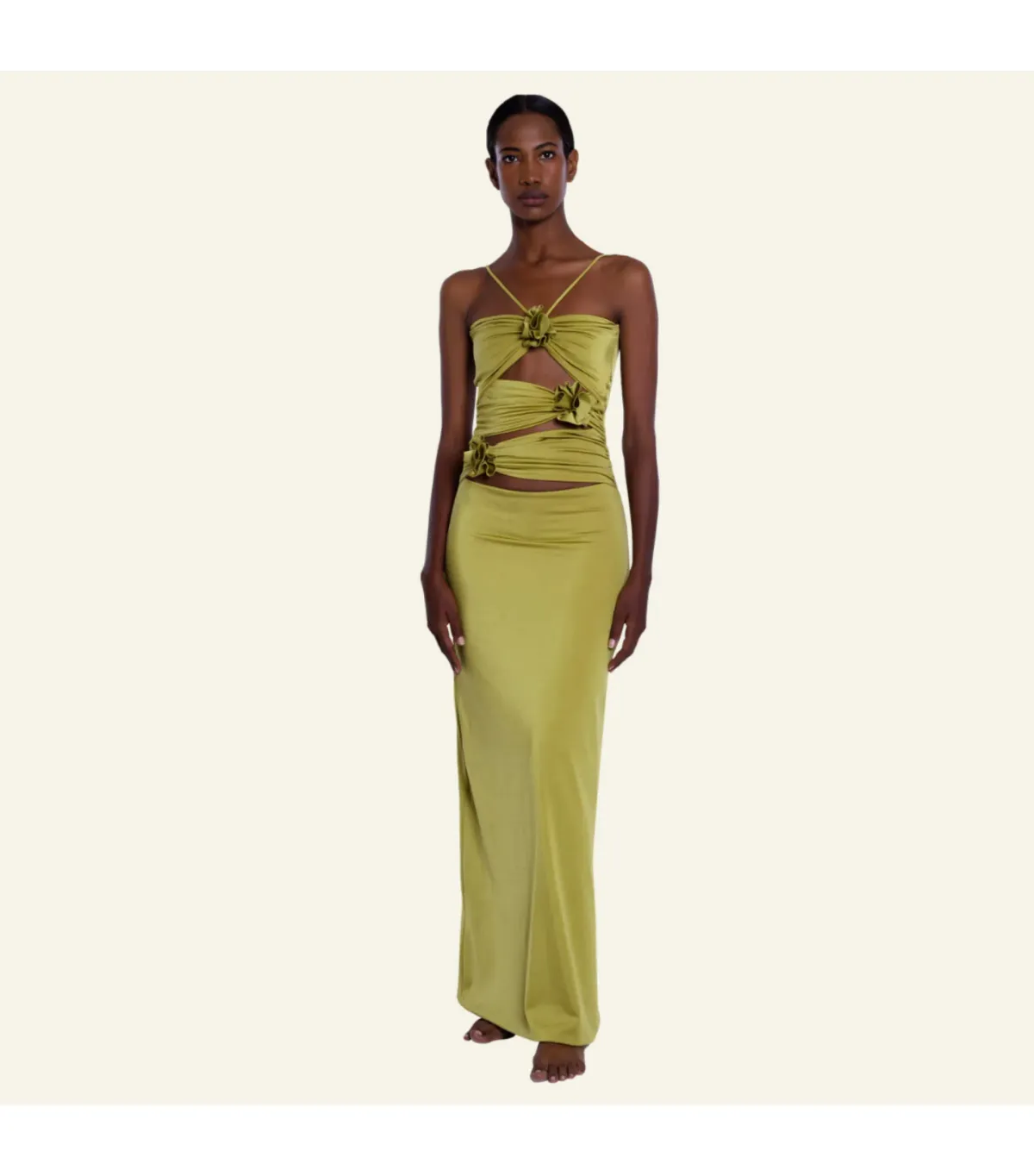 Maygel Coronel Veranera Dress Pascolo Green One Size for rent on The Volte - main image