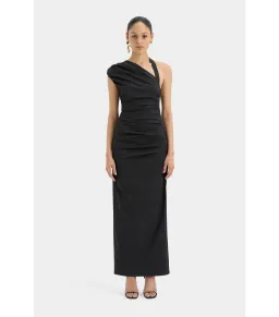 Sir the Label Giacomo Gathered Gown Black Size AU 6 for rent on The Volte - image 1