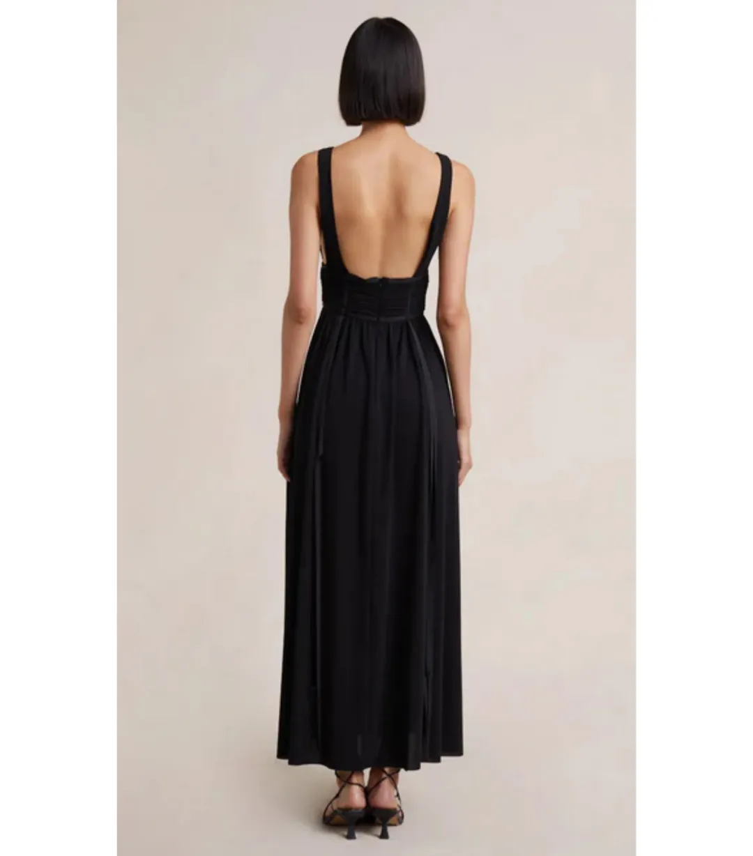 Bec & Bridge Gwen Maxi Dress in Black Size AU 10 for rent on The Volte - main image