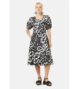 Gorman Floral Snake Party Dress Print Size AU 14 for rent on The Volte - image 1