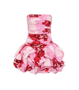 Aje Violette Bubble Hem Mini Dress Pink Boldy Blooming Size AU 8 for rent on The Volte - image 4