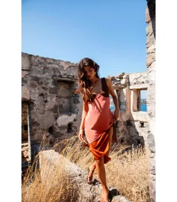 Sir The Label Halcyon Midi Dress in Almond Splice Size 1 / AU 8 for rent on The Volte - image 5