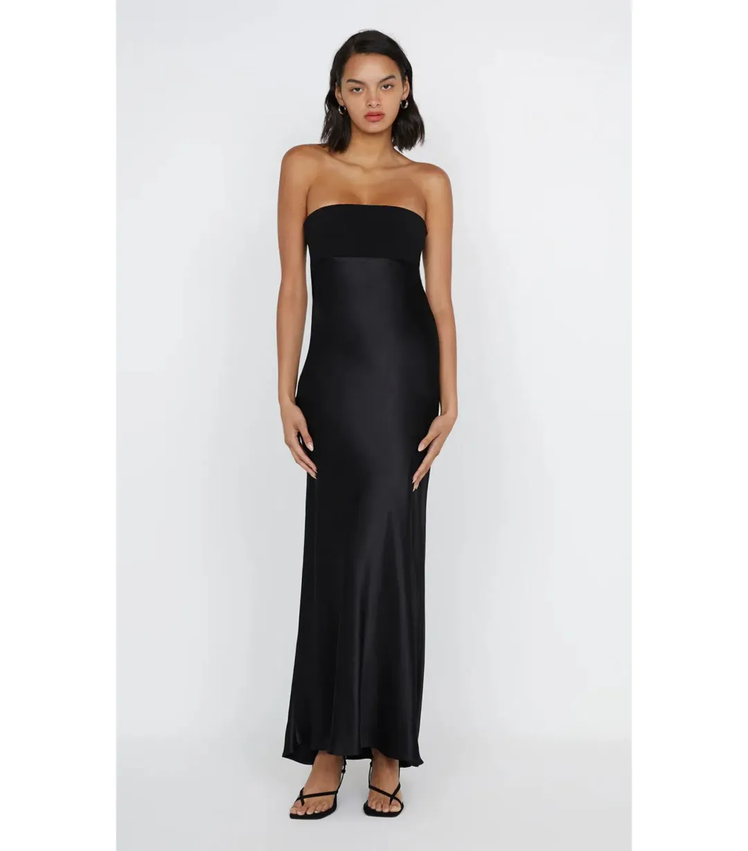 Bec & Bridge Zari Strapless Dress in Black Size AU 10 for rent on The Volte - main image