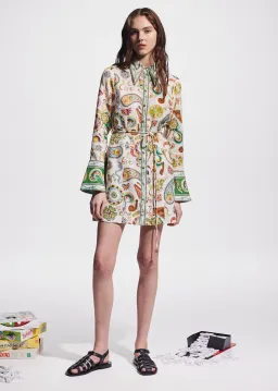 Alemais Arcade Mini Dress Multi Size 16 for rent on The Volte - image 1