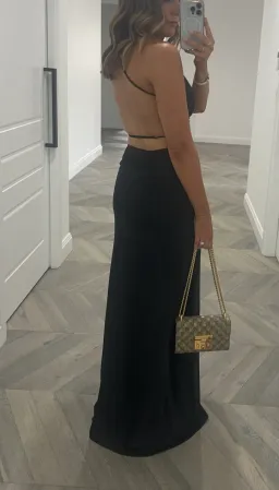 Manning Cartell Liquid Asset Slip Dress Black Size 8 for rent on The Volte - image 3