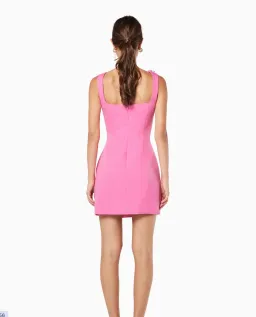 Elliatt Trompe 3D Floral Mini Dress Pink Size S / AU 8 for rent on The Volte - image 3