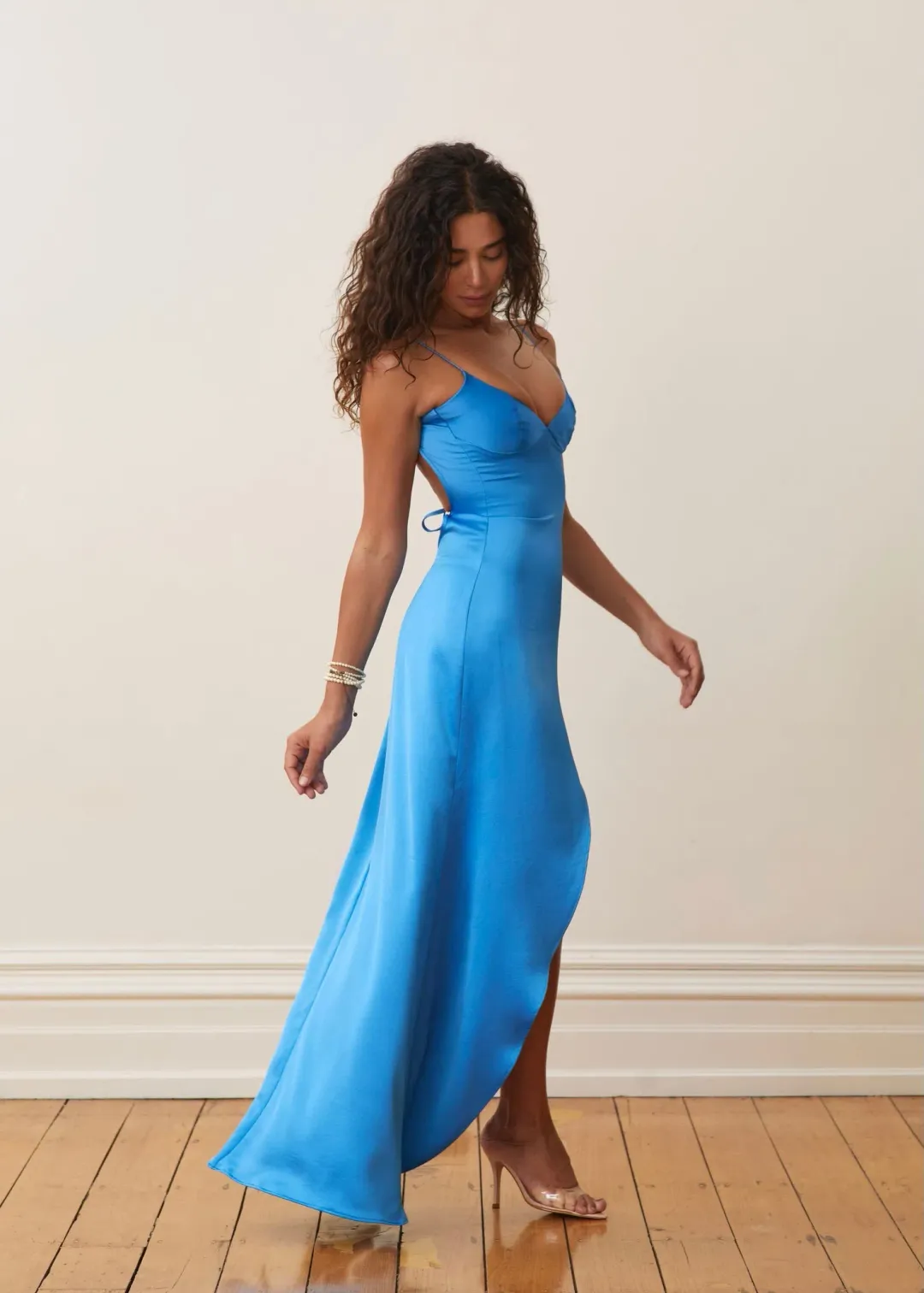 Arcina Ori Amari Maxi Dress in Blue Size S / AU 8 for rent on The Volte - main image