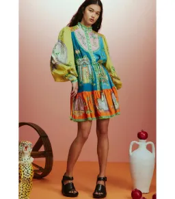 Alemais Monti Mini Dress Multi Size AU 10 for rent on The Volte - image 1